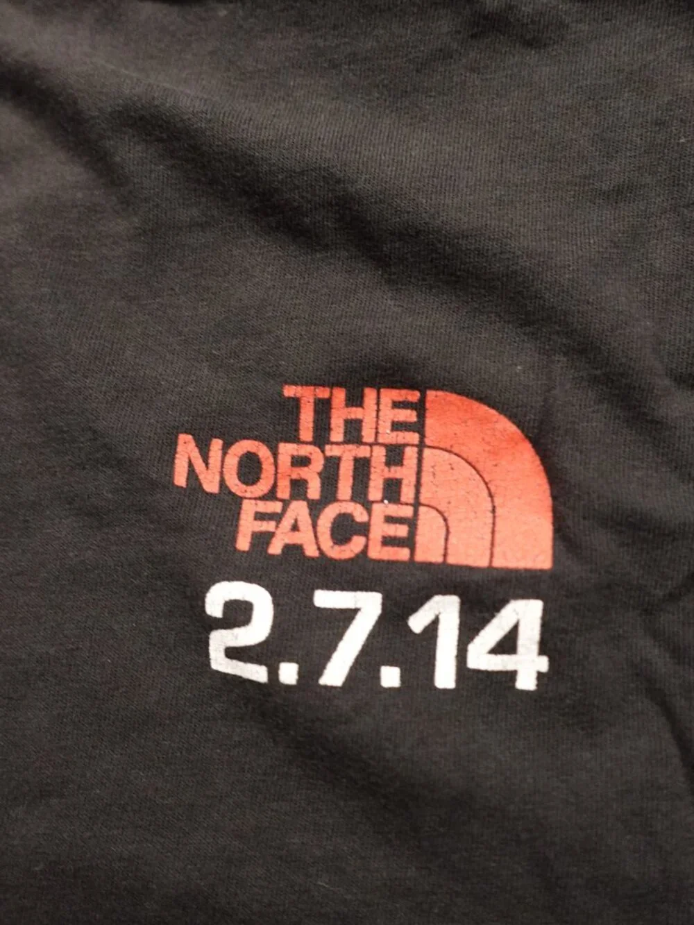 The North Face RU/14 Sochi Winter Olympics T-Shirt Men's Large Black Graphic